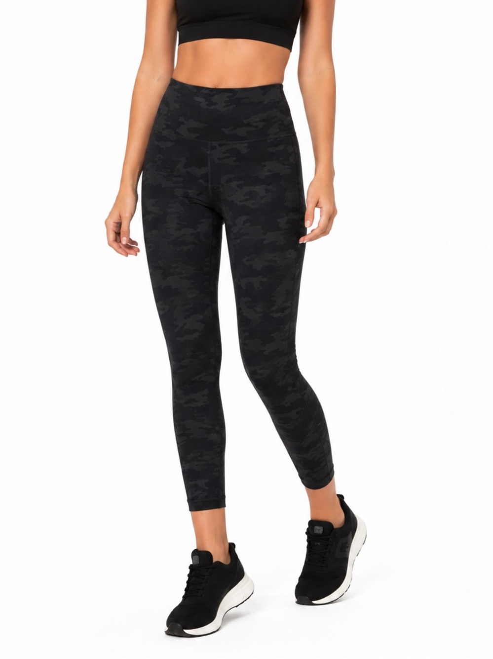 Spanx Black Camo 25” High Rise Leggings